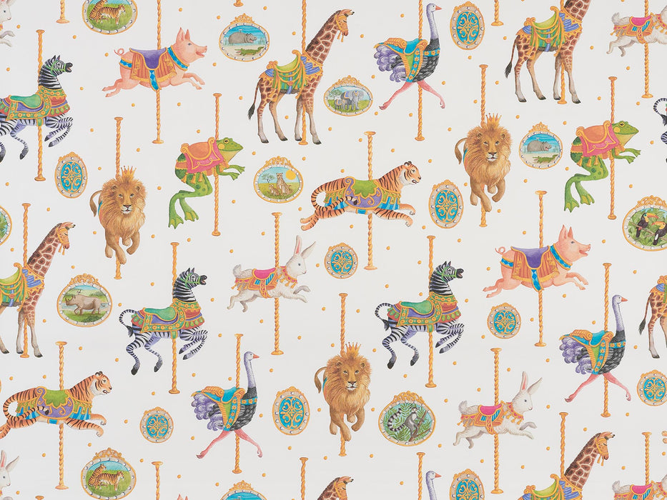 Pierre Frey Le Carrousel Multicolore Wallpaper Sample FP829001