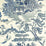 Lee Jofa Willow Lake Blue/Cream Wallpaper Sample P2009010.5.0