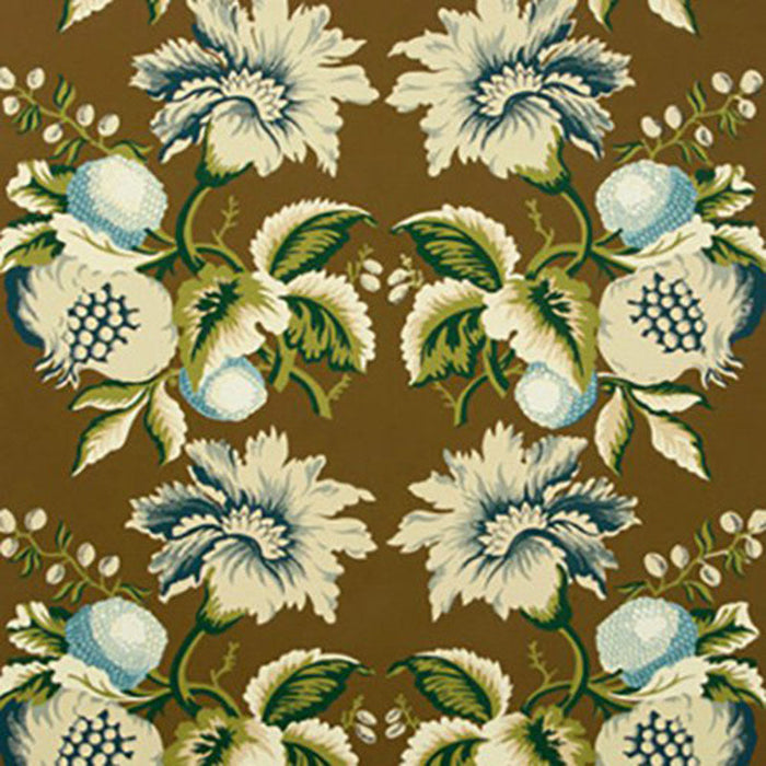 Lee Jofa Jessup Paper Sepia/Indigo Wallpaper Sample P2013101.650.0