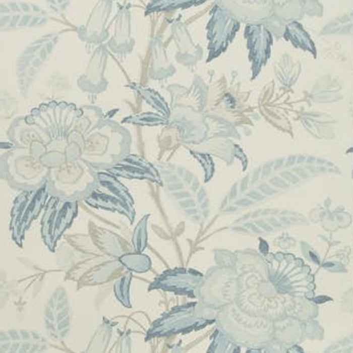 Lee Jofa Davenport Paper Frost Blue Wallpaper Sample P2018103.115.0