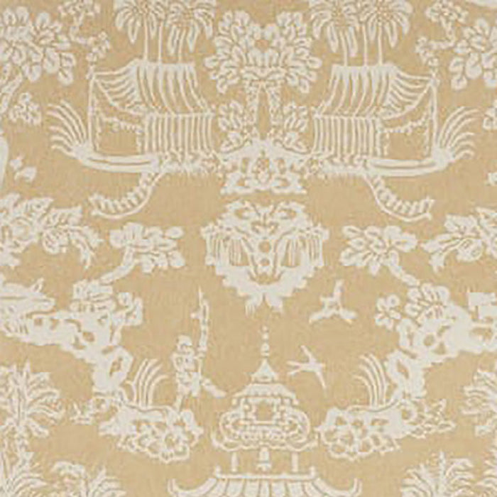 Brunschwig & Fils Lhasa Paper Tan Wallpaper Sample P8012100.16.0