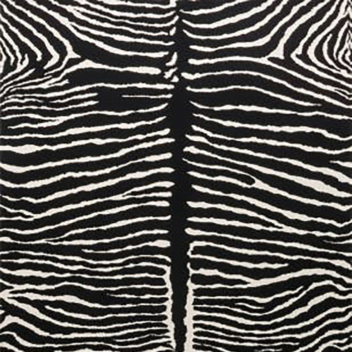 Brunschwig & Fils Le Zebre Black Wallpaper Sample P8014100.81.0