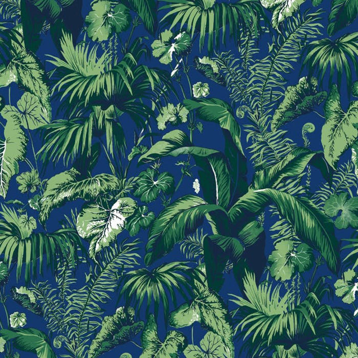 Brunschwig & Fils Feuillage Blue Wallpaper Sample P8015102.5.0