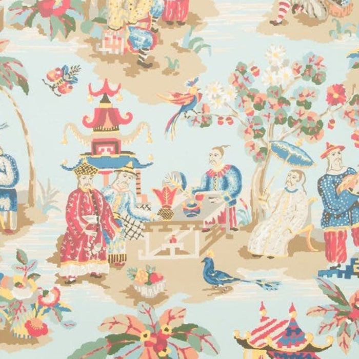 Brunschwig & Fils Xian Sky Wallpaper Sample P8019102.207.0