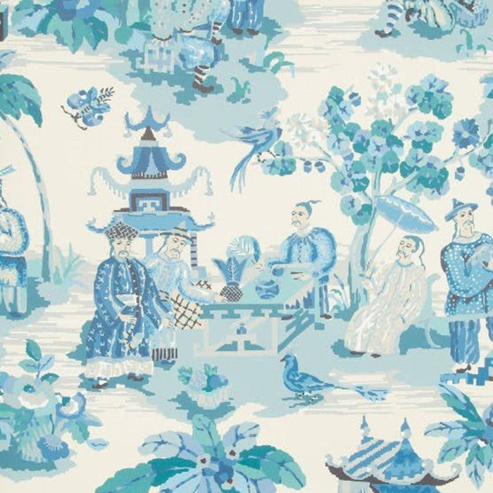 Brunschwig & Fils Xian Porcelain Wallpaper Sample P8019102.513.0