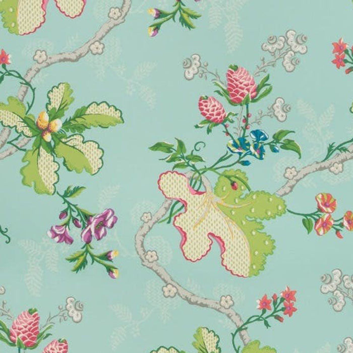 Brunschwig & Fils Fabriano Aqua Wallpaper Sample P8019105.137.0