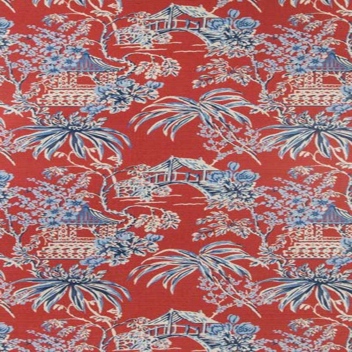 Brunschwig & Fils Tongli Red Wallpaper Sample P8019115.195.0