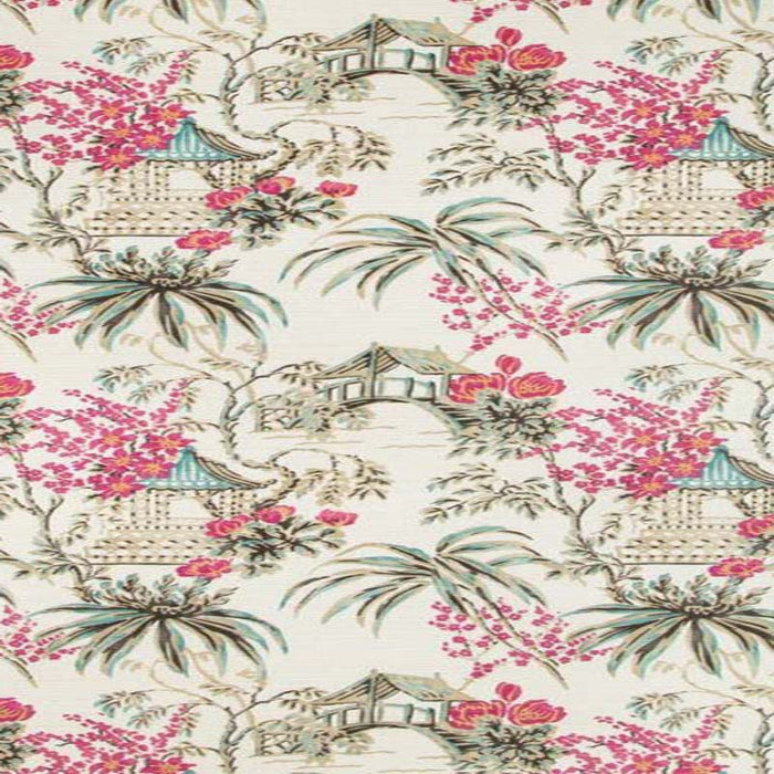 Brunschwig & Fils Tongli Peony Wallpaper Sample P8019115.713.0