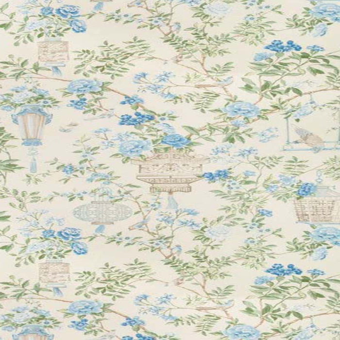 Brunschwig & Fils Jardin Fleuri Delft Wallpaper Sample P8019118.153.0