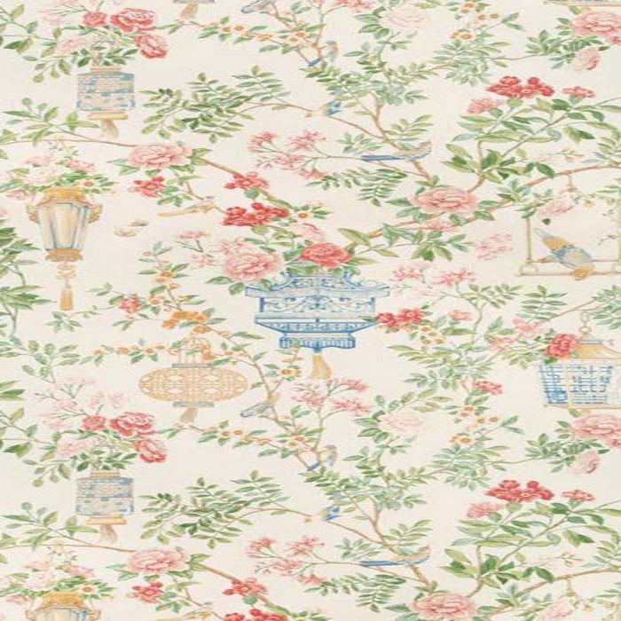 Brunschwig & Fils Jardin Fleuri Ivory Wallpaper Sample P8019118.192.0