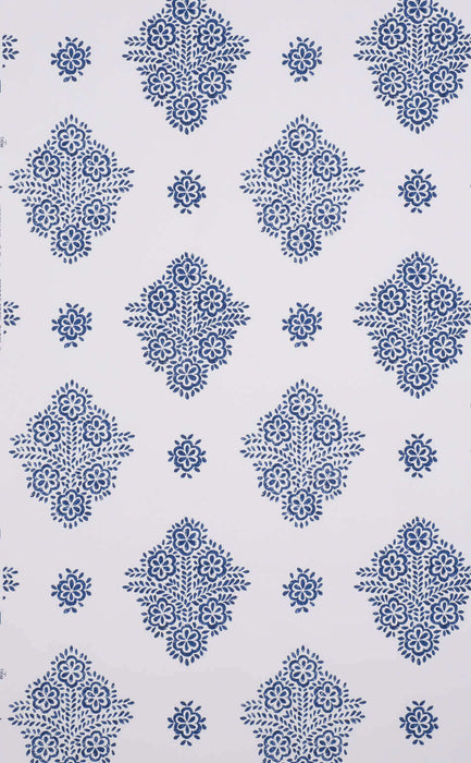 Pierre Frey Erevan Delft Blue Wallpaper FP185003