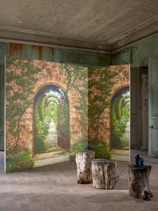 Pierre Frey Promenade Mysterieuse Jardin Wallpaper Sample FP596001