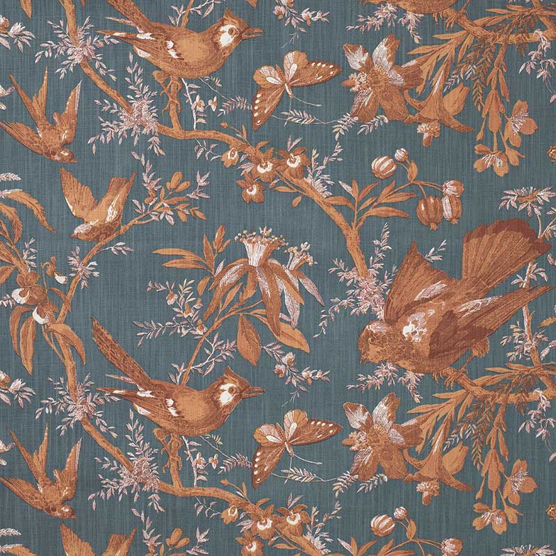 Marvic Textiles Paradisiers Sienna/Midnight Fabric 7709-4