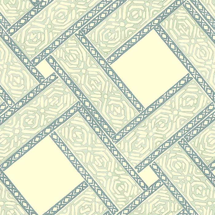 Galbraith & Paul Parquet Light Baby Blue Wallpaper Sample