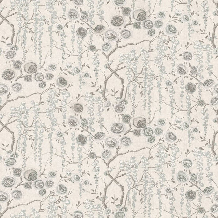 Kravet Basics Peonytree Silver Fabric Sample PEONYTREE.11.0