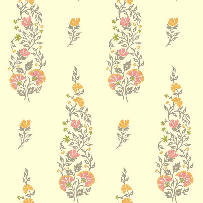 Galbraith & Paul Persian Garden Fawn Wallpaper Sample