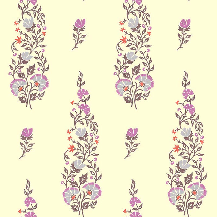 Galbraith & Paul Persian Garden Raisin Fabric Sample