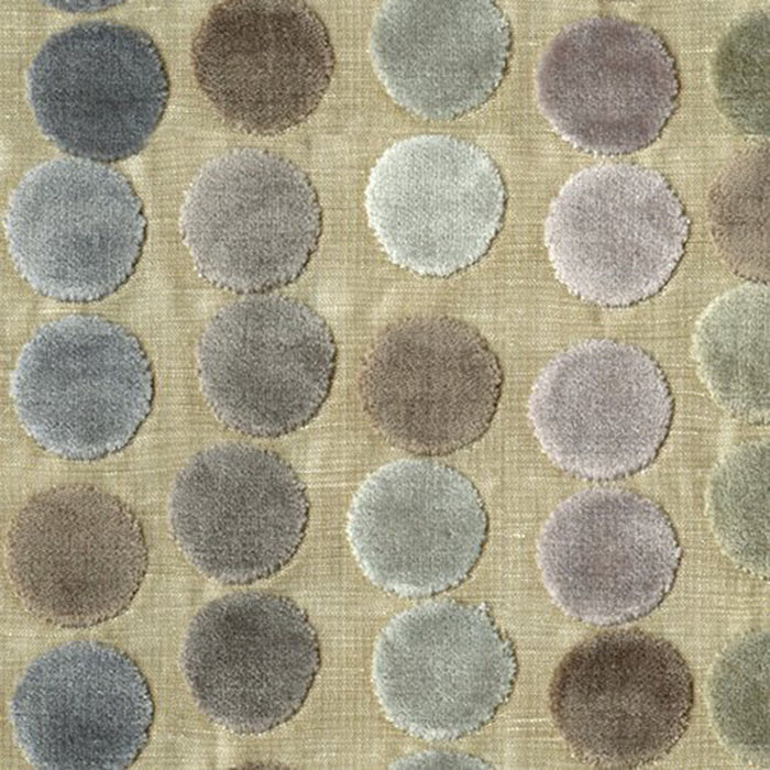 Baker Lifestyle Darley Spot Soft Mauve/Taupe/Silver Fabric Sample PF50303.1.0