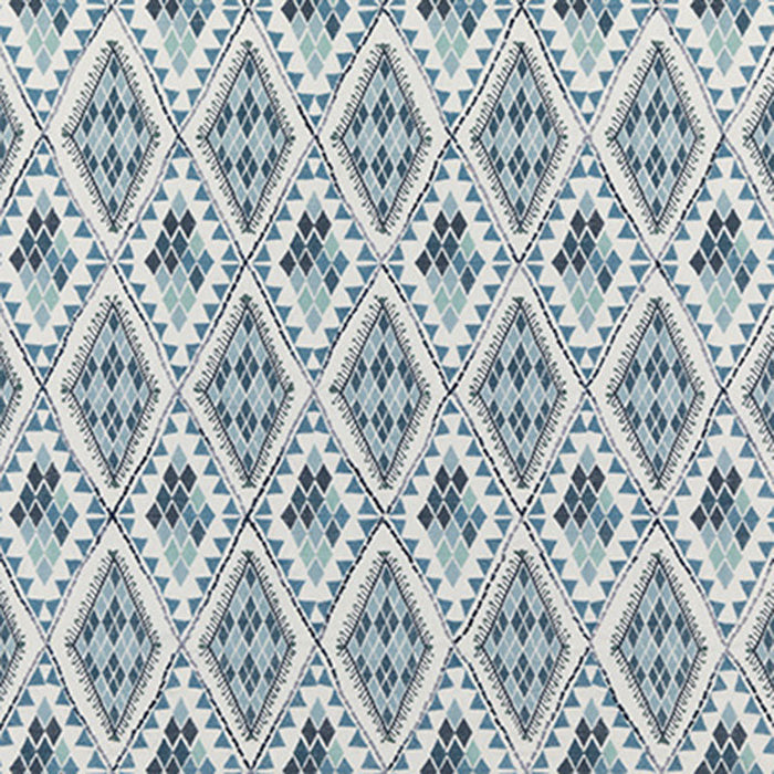 Baker Lifestyle Castelo Indigo Fabric Sample PF50443.1.0