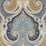 Baker Lifestyle Latika Indigo/Cashew Fabric Sample PP50321.1.0