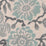 Galbraith & Paul Primitive Flower Carbon Fabric Sample