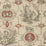 Braquenie Les Muses Et Le Lion Beige Wallpaper BP207002