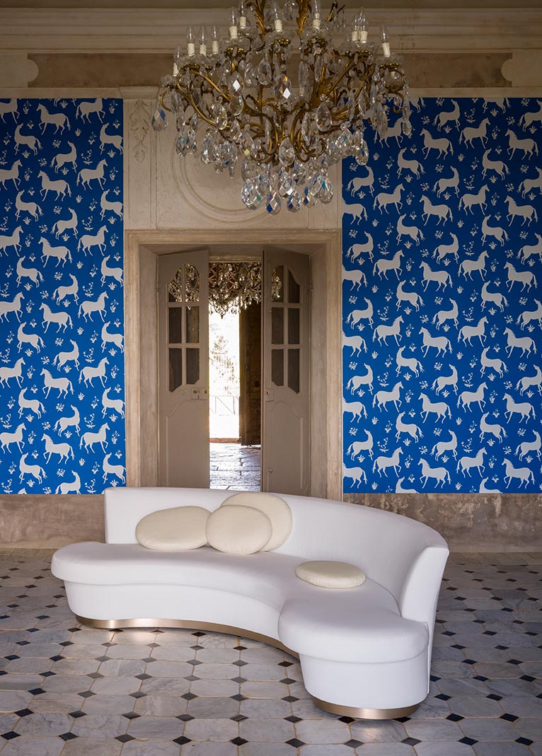 Pierre Frey Les Cavales Ballerine Wallpaper Sample FP776001