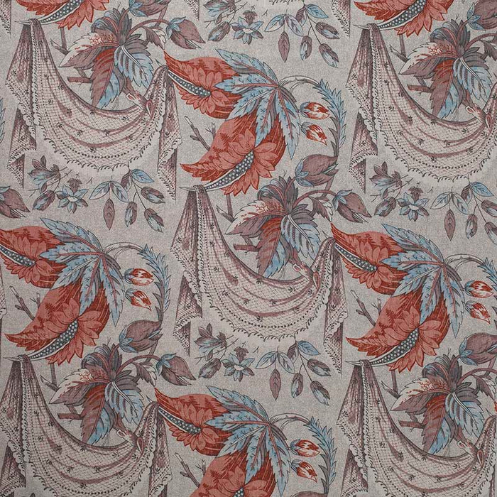 Marvic Textiles Hibiscus Vieux Rose Fabric Sample 6220-1