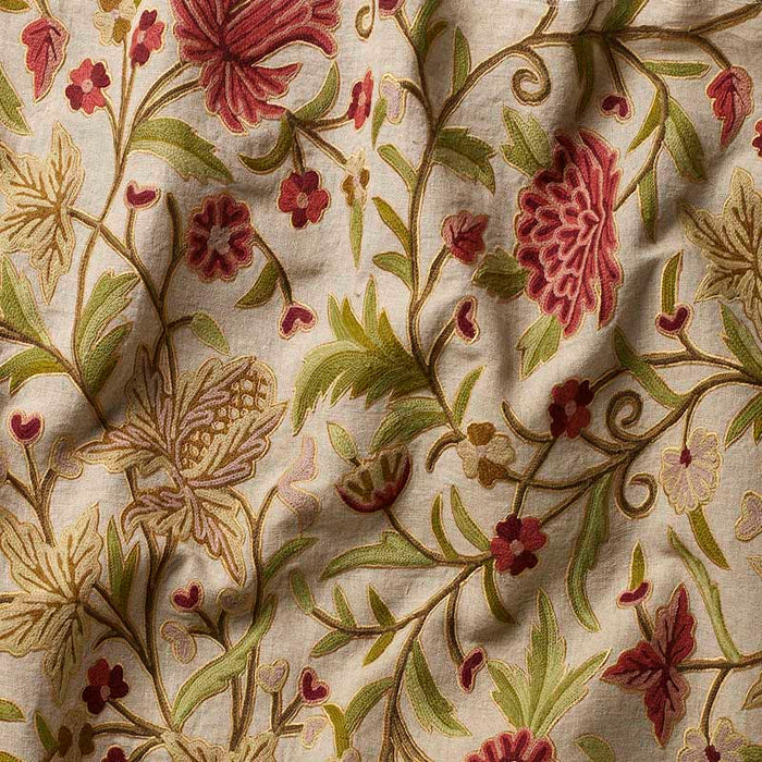 Marvic Textiles Santara Red Fabric Sample 1228