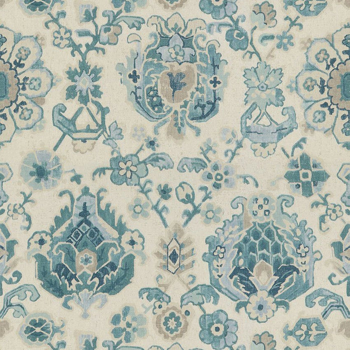 Kravet Basics Saroukrug Aquamarine Fabric SAROUKRUG.35.0