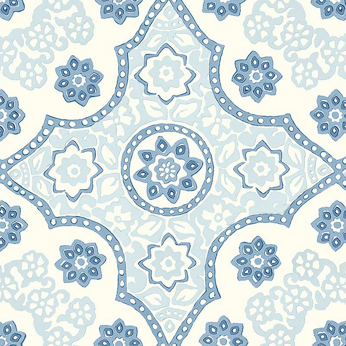 Galbraith & Paul Seville Medallion Harbor Wallpaper Sample