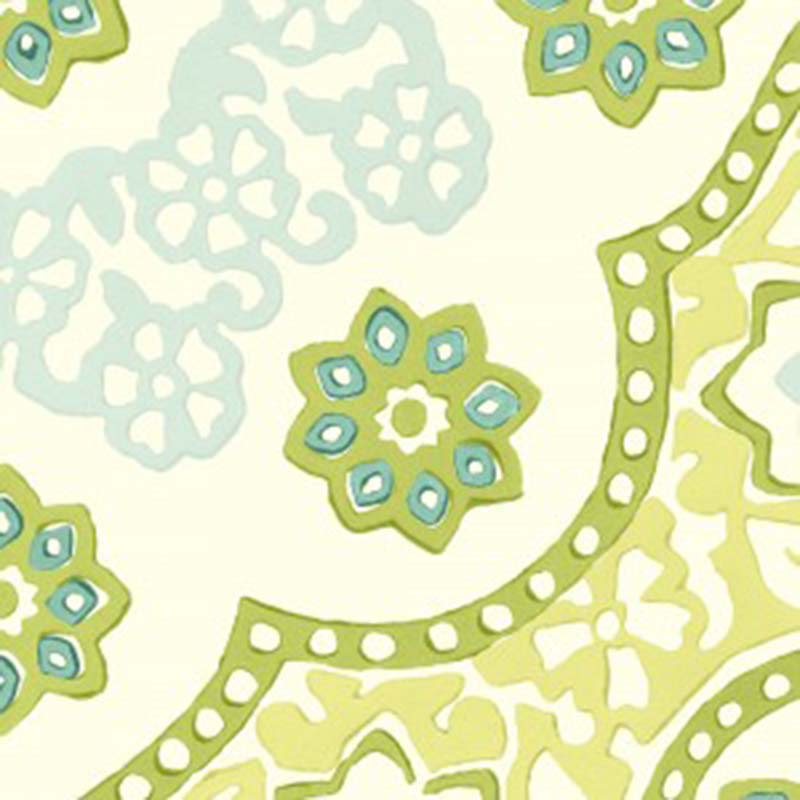 Galbraith & Paul Seville Medallion Leek Wallpaper Sample