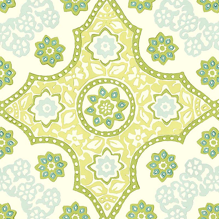 Galbraith & Paul Seville Medallion Leek Wallpaper Sample