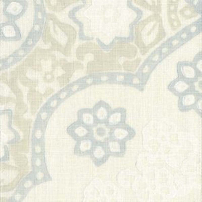 Galbraith & Paul Seville Medallion Snow Fabric Sample