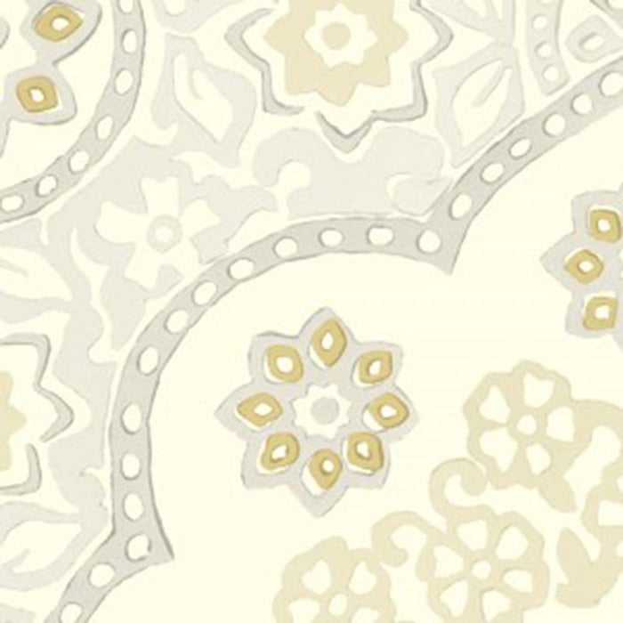 Galbraith & Paul Seville Medallion Tundra Wallpaper Sample