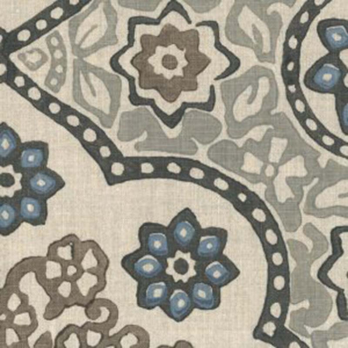 Galbraith & Paul Seville Medallion Walnut Fabric Sample