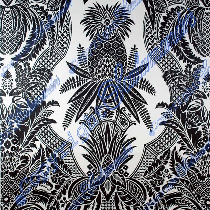 Colony East India Bianco / Nero Fabric Sample CL 000116482