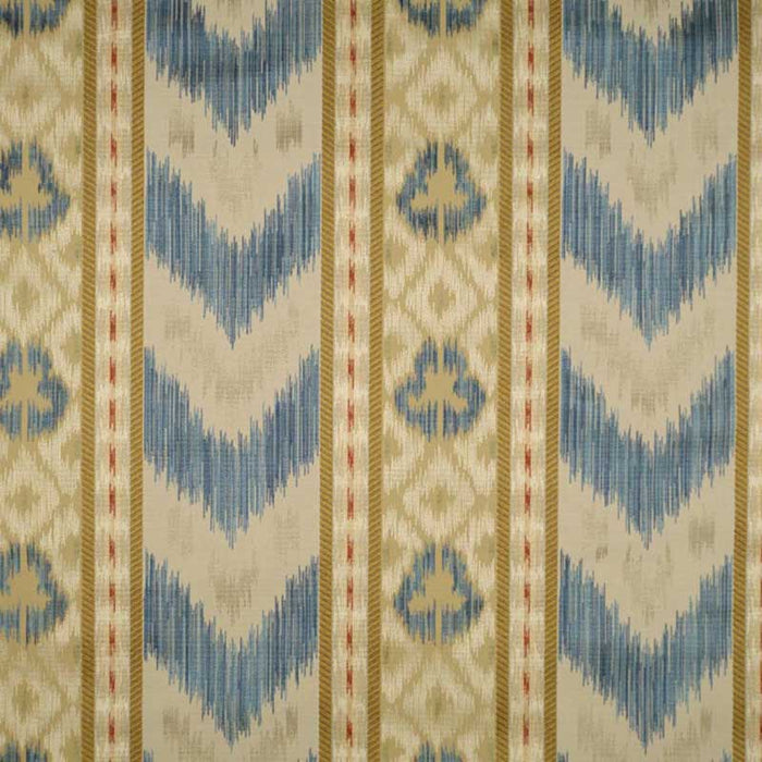 Colony Ungherese Rigato Multi Blues & Creams Fabric Sample CL 000226416