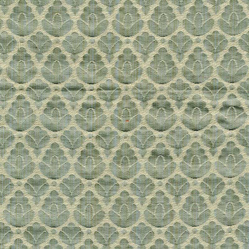 Colony Rondo Aquamarine & Ivory Fabric Sample CL 001126714