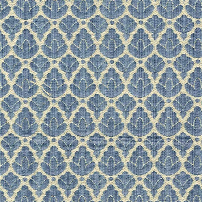 Colony Rondo Blue & Linen Fabric Sample CL 001726714