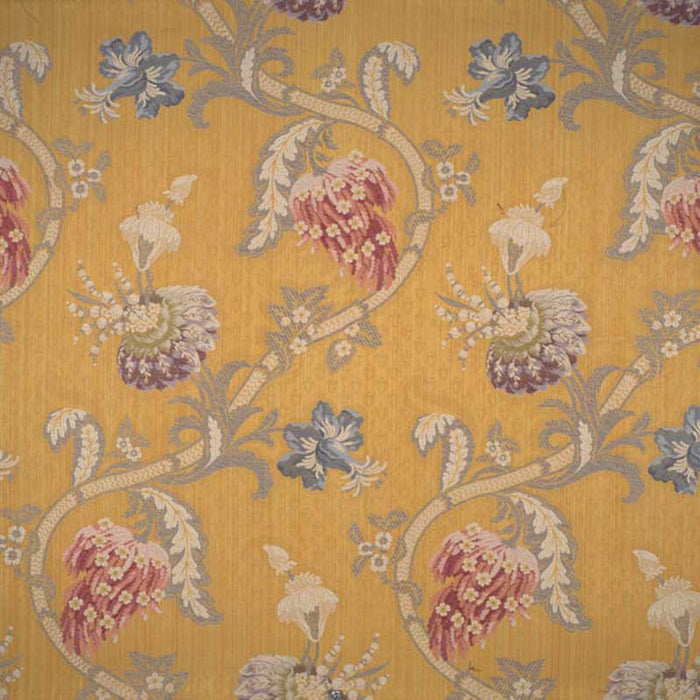 Colony Rocaille Multi On Gold Fabric Sample CL 000426721