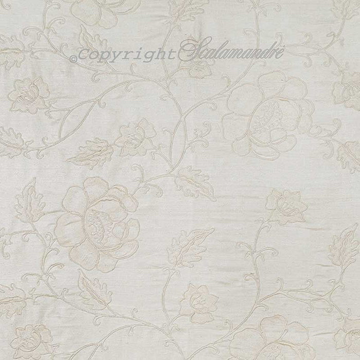 Colony Flowdery White On White Fabric Sample CL 000126818