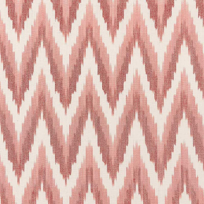 Scalamandre Adras Ikat Weave Coral Fabric Sample SC 000227185