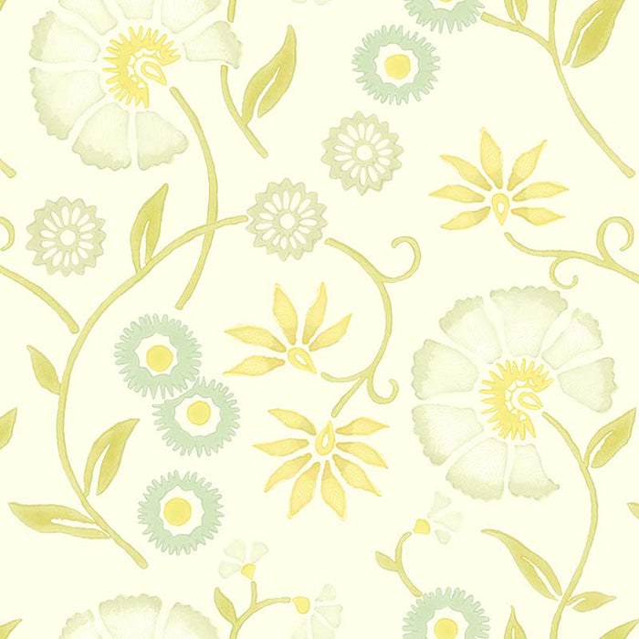 Galbraith & Paul Spring Garden Canary Wallpaper Sample