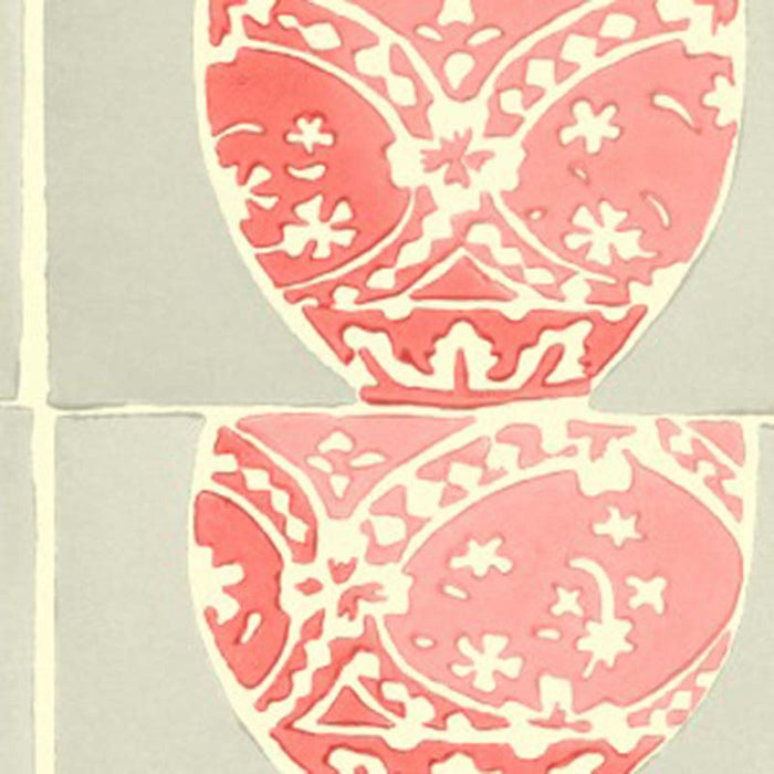 Galbraith & Paul Stacked Pots Pink Wash Wallpaper Sample