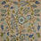 Marvic Textiles Sunburst Blue Fabric Sample 1230