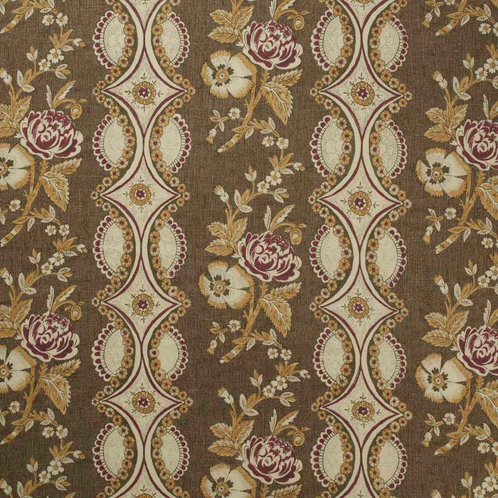 Marvic Textiles Susanna Sepia Fabric Sample 6215-4