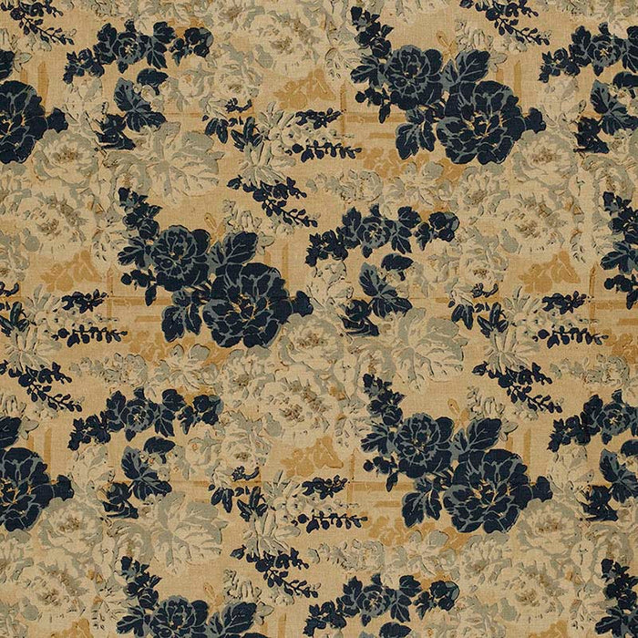 Templeton Darby Rose Indigo Fabric Sample T2007-02