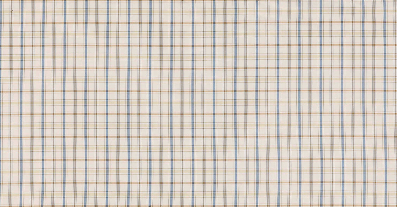 Braquenie Rambouillet Carreaux Lin D'Azur Fabric Sample B7567002