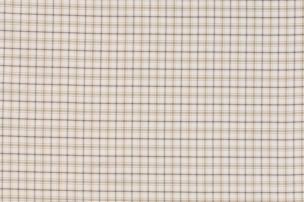 Braquenie Rambouillet Carreaux Gris De Lin Fabric Sample B7567001